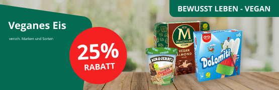 Veganes Eis - 25 % Rabatt