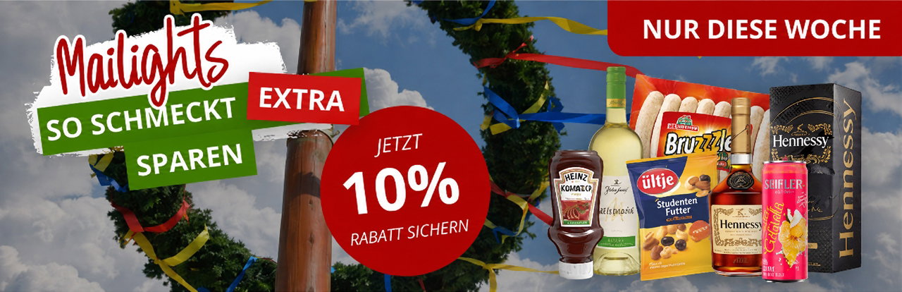 Mailights - so schmeckt sparen! Jetzt 10 % Rabatt sichern. 