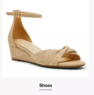 A brown shoe. Shop shoes.