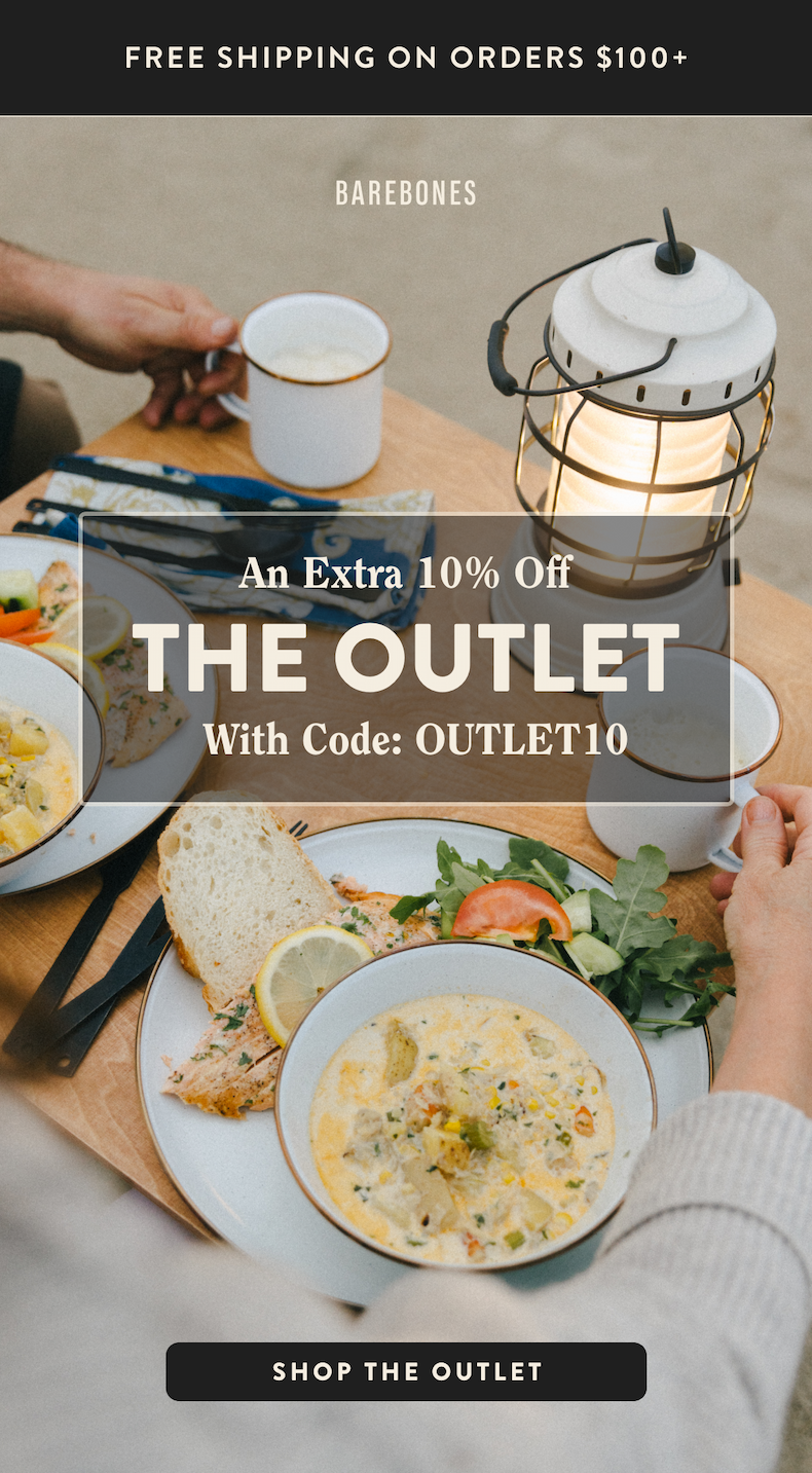 An extra 10% Off The Outlet With Code: OUTLET10