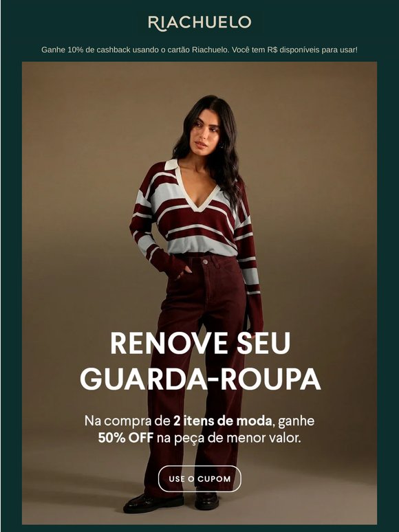 Desconto em dobro ✨