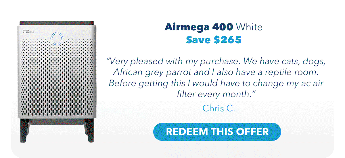 Airmega 400 White Save $625