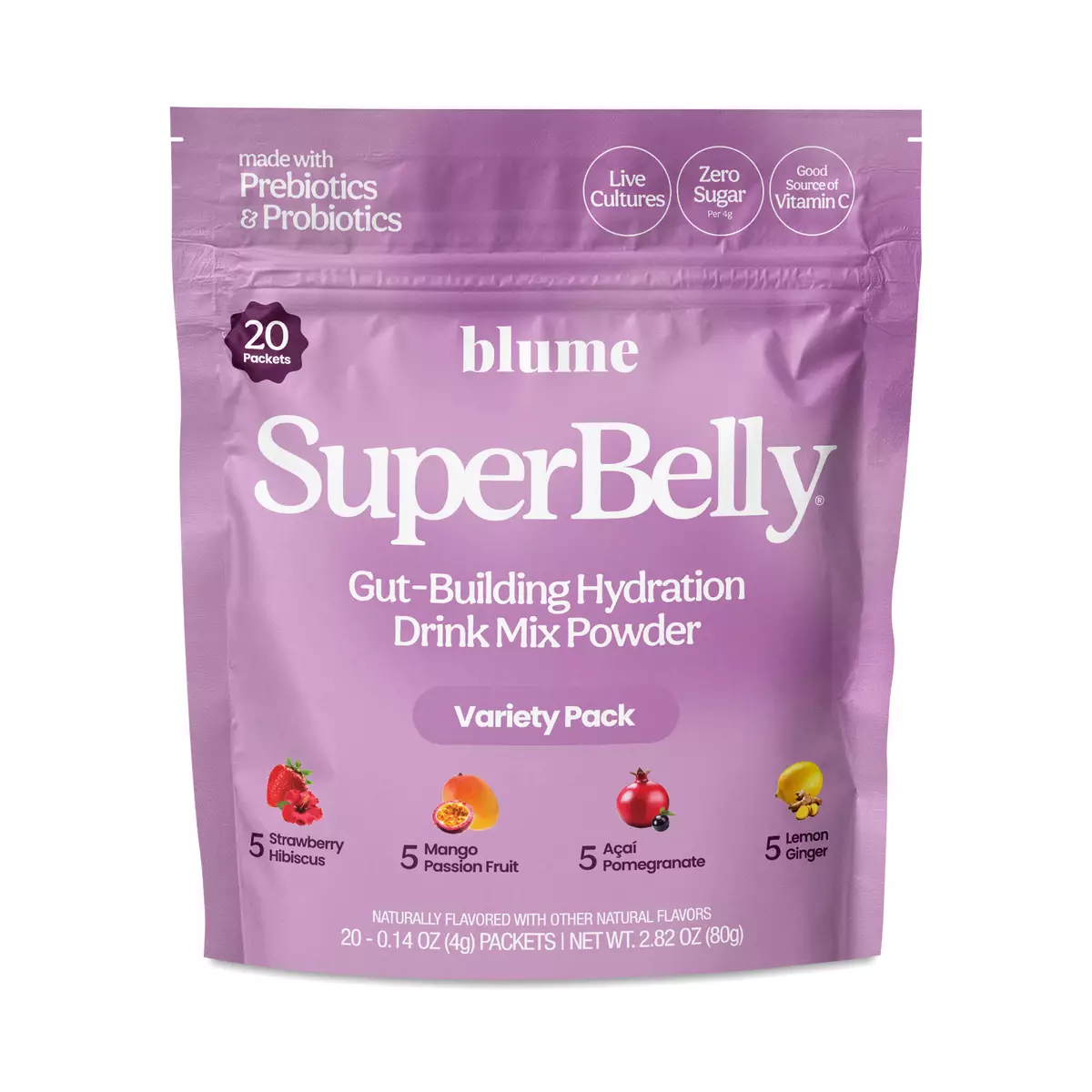 Gut-Building Hydration Powder, Variety Pack