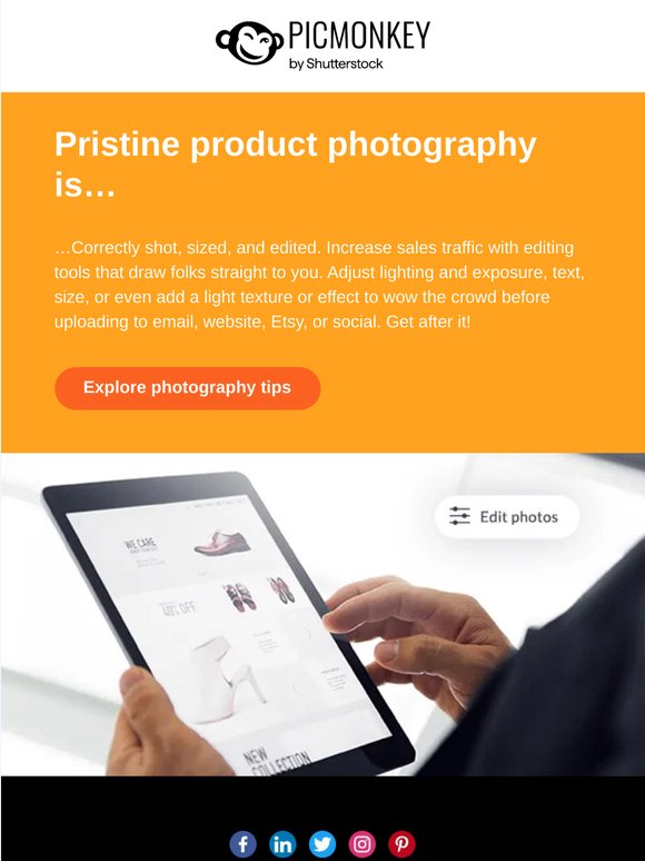 Polish Your Product Photography with PicMonkey’s Editing Tools