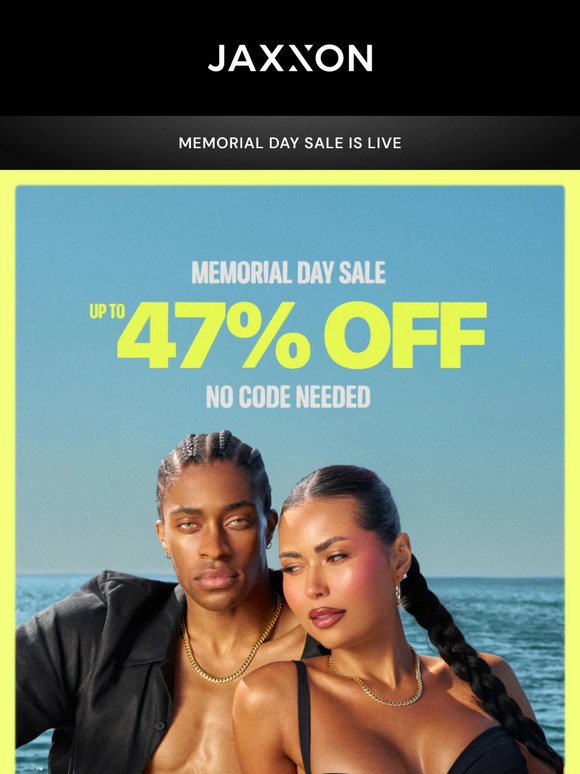UP TO 47% OFF | Memorial Day Sale Is Live!