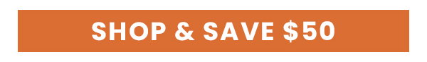 an image of a yellow sign that says shop and save $ 50