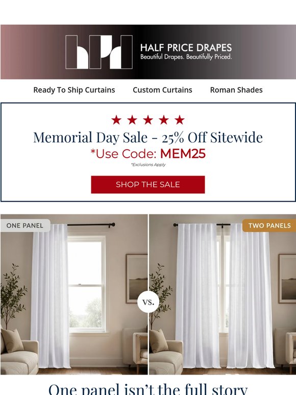Make Every Window Count — 25% Off Sitewide