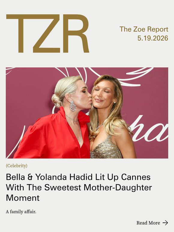 Bella & Yolanda Hadid Lit Up Cannes With The Sweetest Mother-Daughter Moment