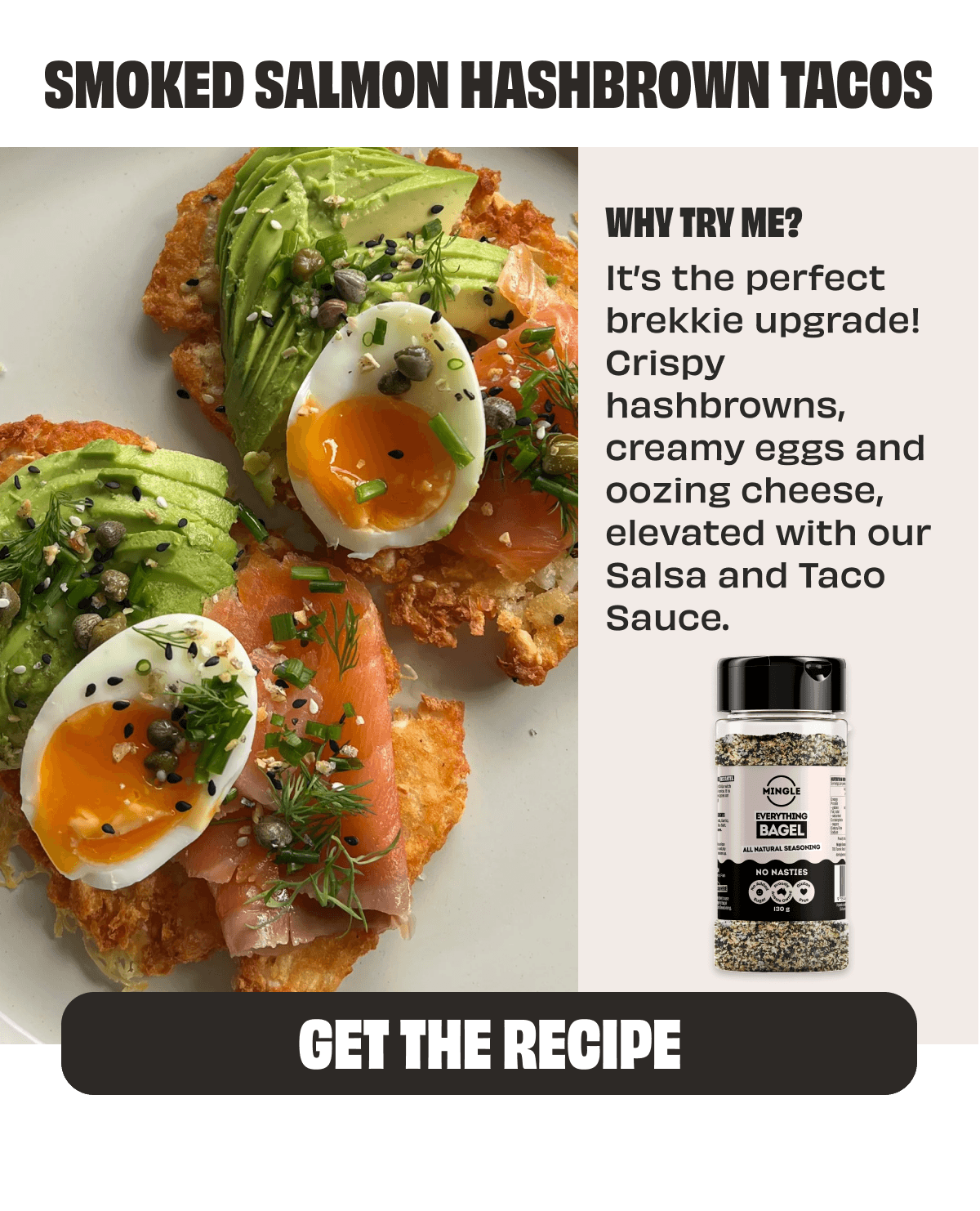 Smoked Salmon Hashbrown Tacos