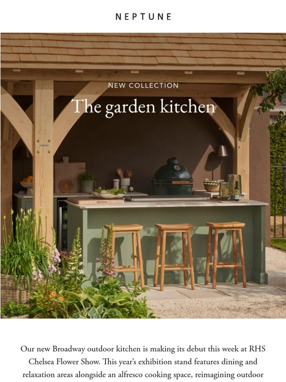 Broadway kitchen debuts at RHS Chelsea Flower Show