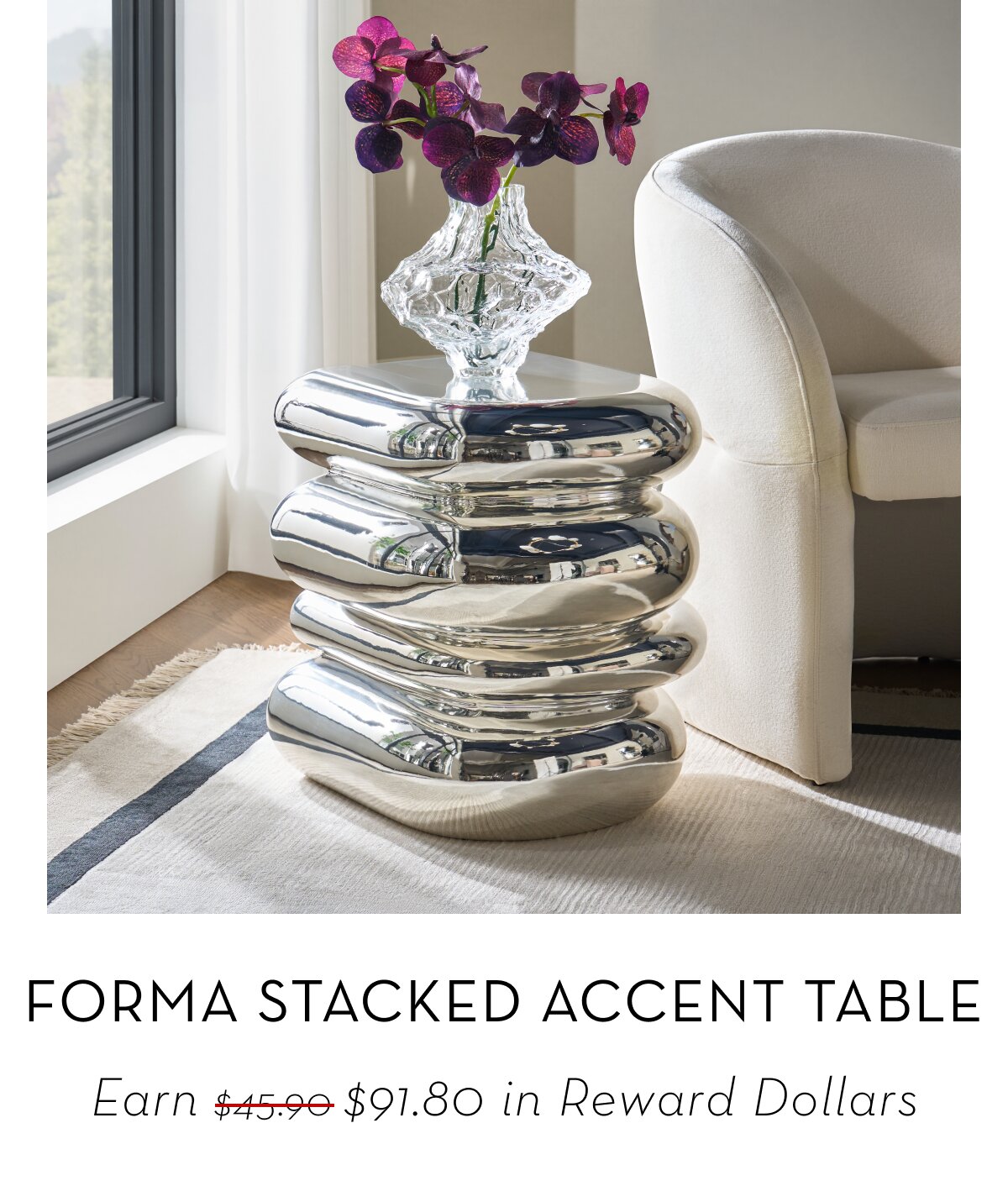 Forma Stacked Accent Table