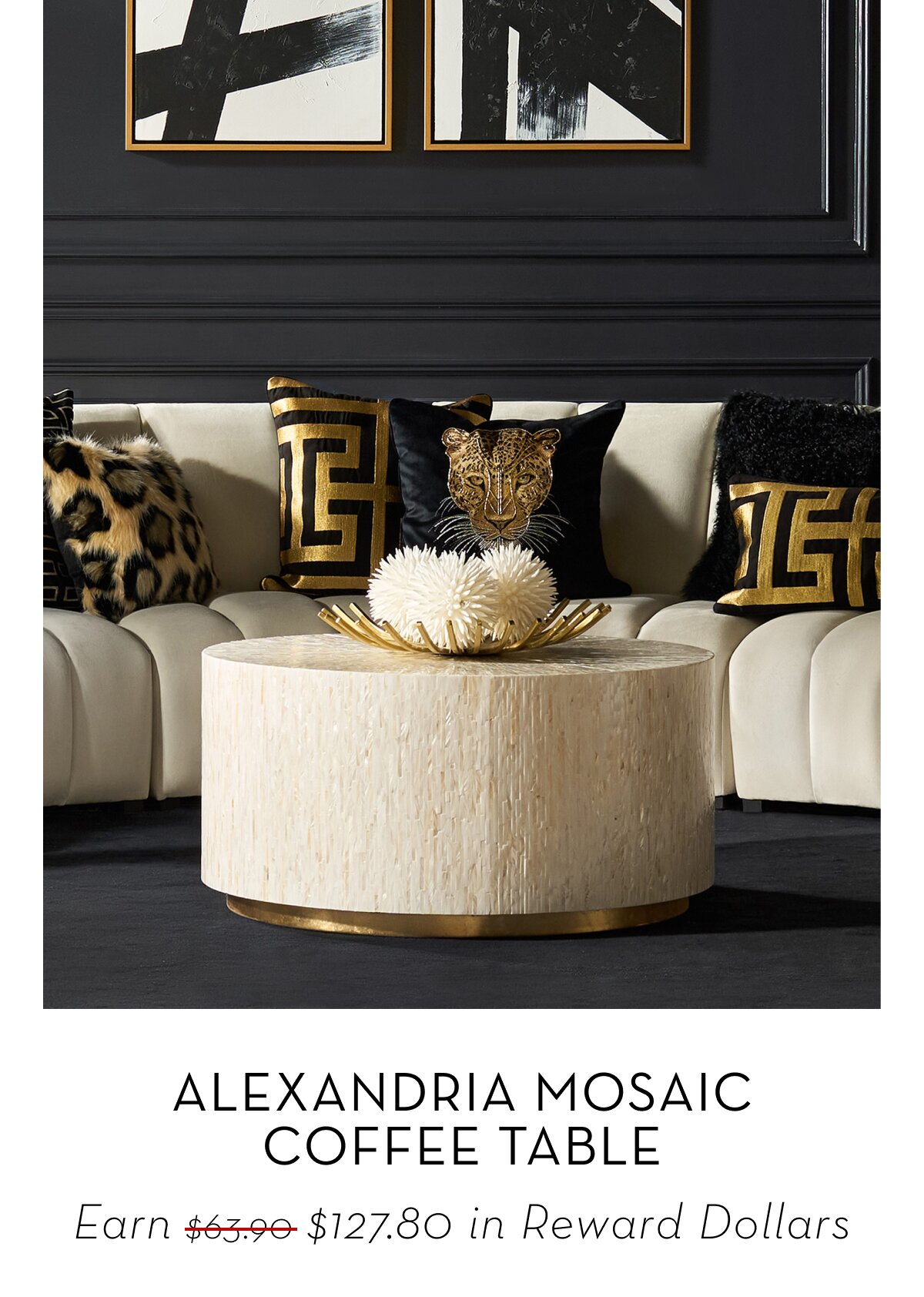 Alexandria Mosaic Coffee Table