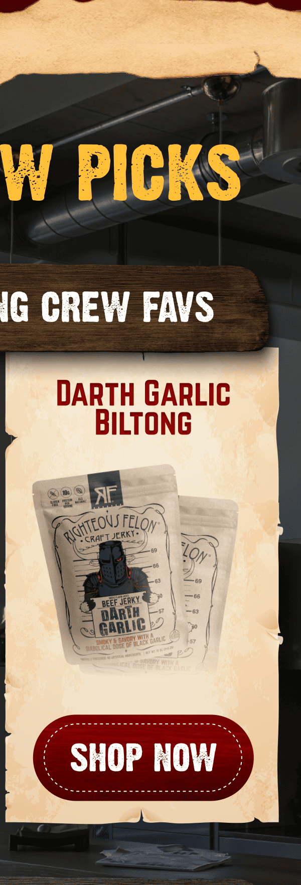 Ancho Villa Biltong