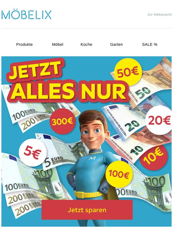 JETZT alles nur 5€, 10€, 50€!