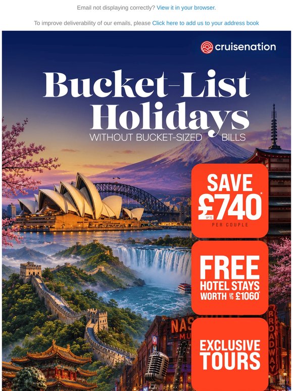 🌏 Life’s Too Short To Skip The Bucket List