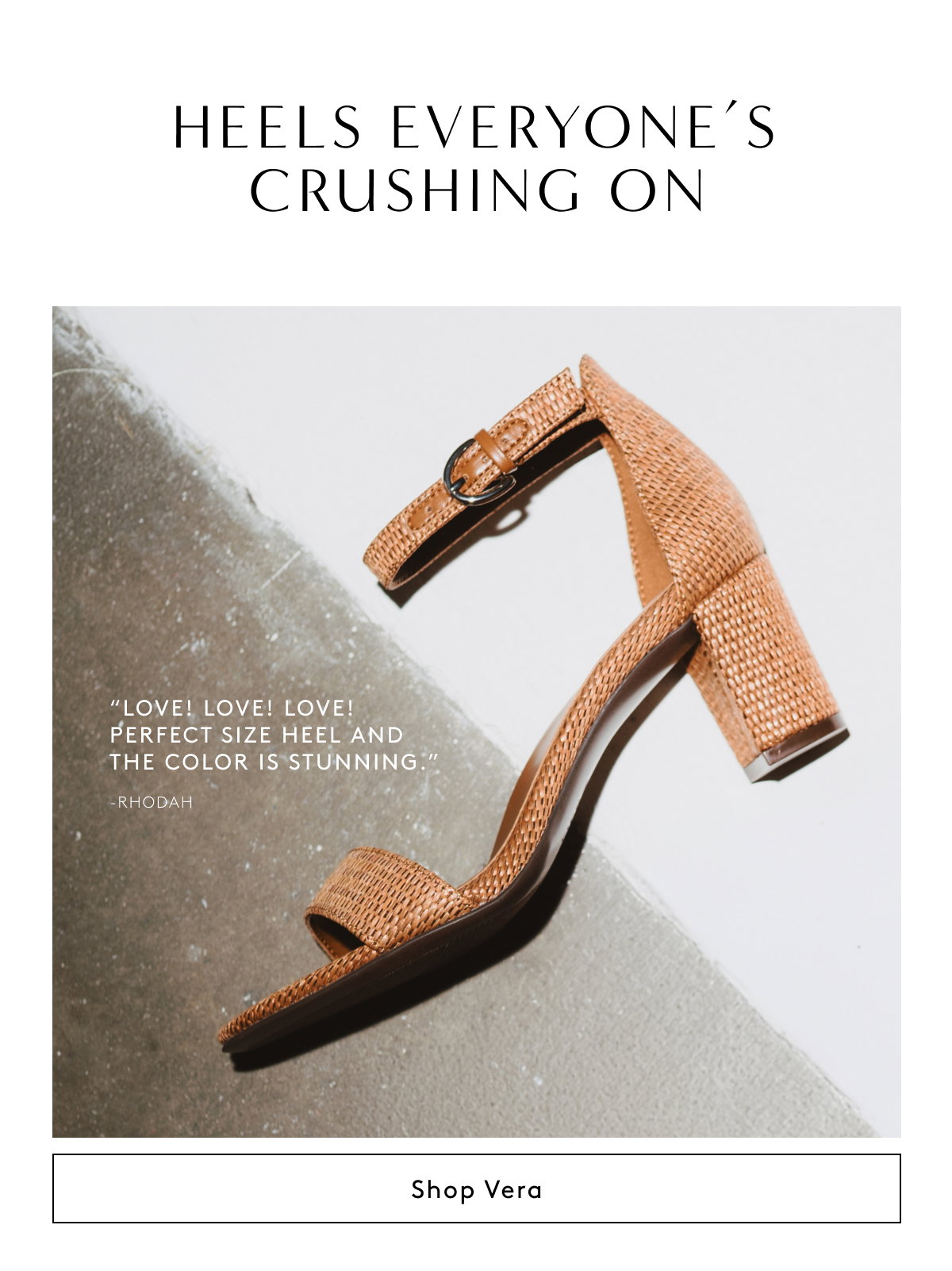 Heels Everyone’s Crushing On - “Love! Love! Love! Perfect Size Heel And The Color Is Stunning.” -rhodah | Shop Vera