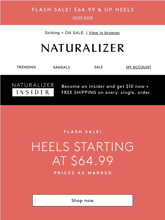 "I've never worn a heel like this!"