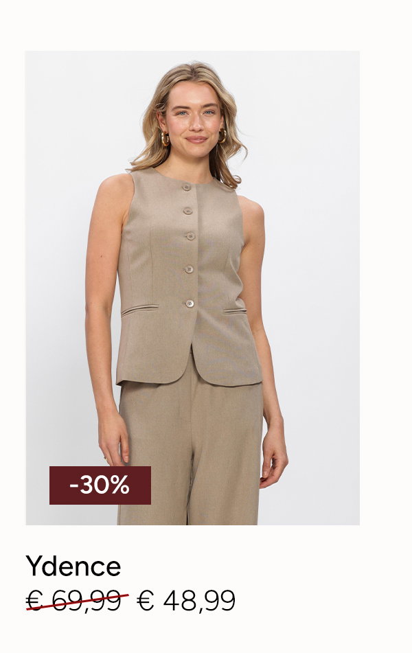 Beige Ydence Gilet