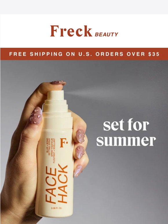 "this setting spray is 🤯"