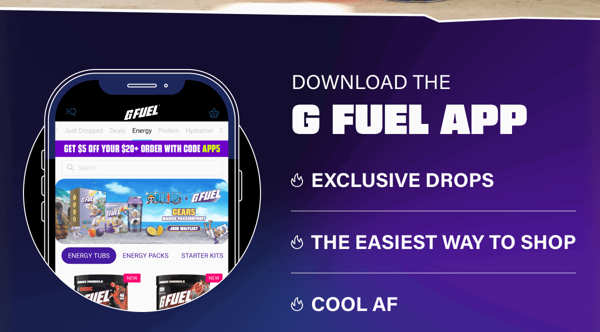Download the G FUEL App