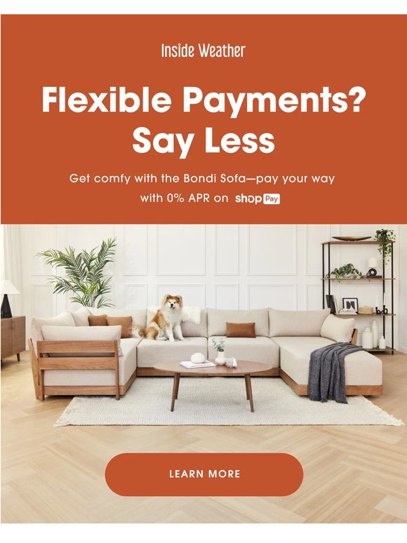 Flexible Payments? Say Less.