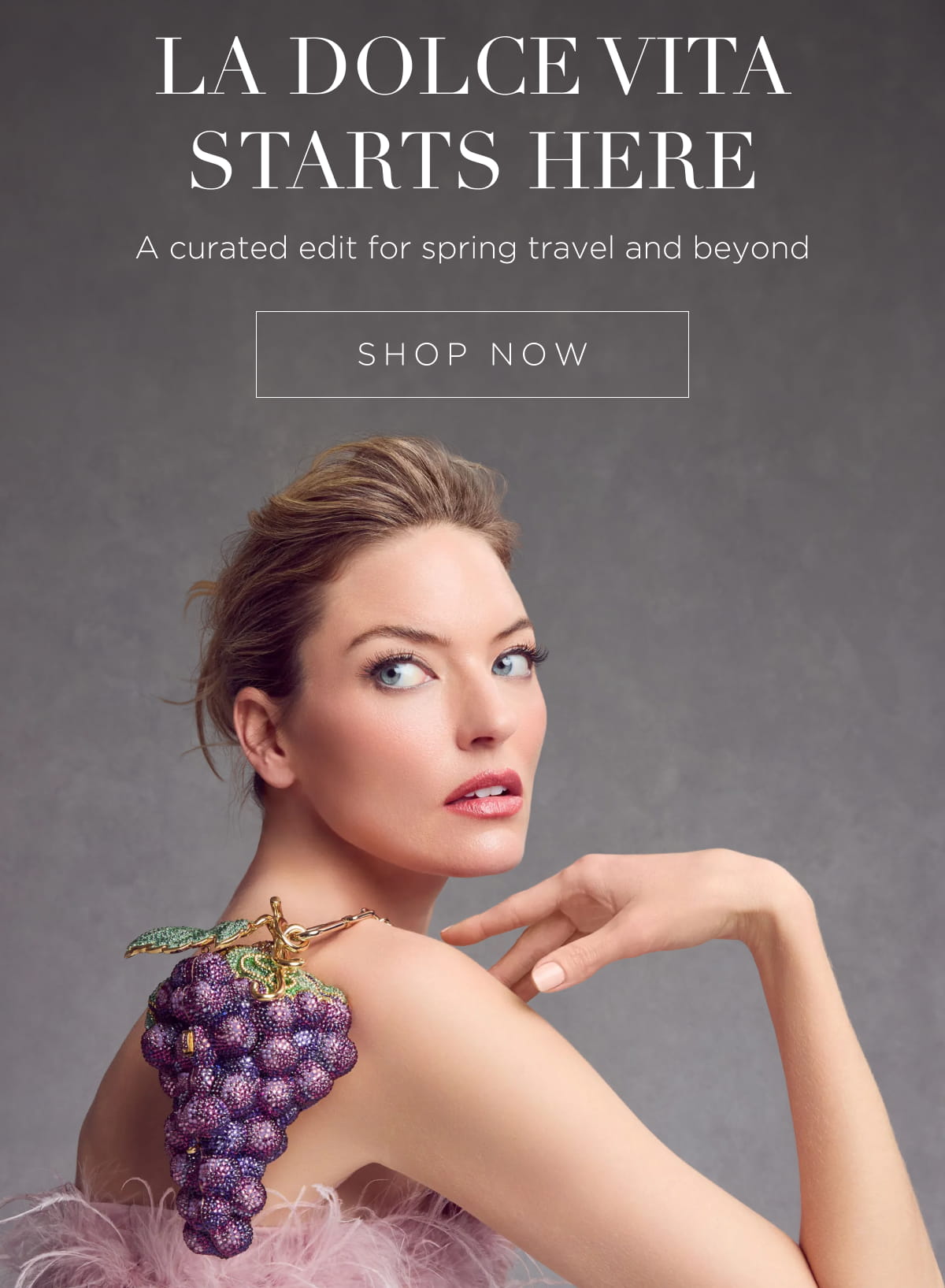 La Dolce Vita Starts Here. A curated edit for spring travel and beyond
