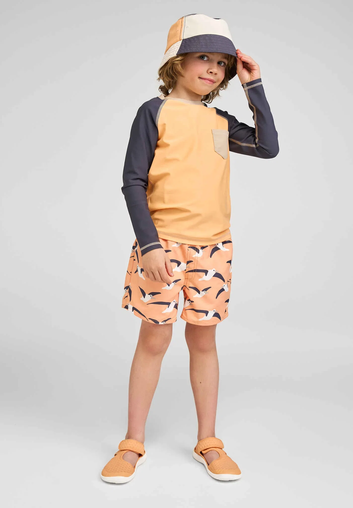 Kids' UV protective swim shirt Kroolaus