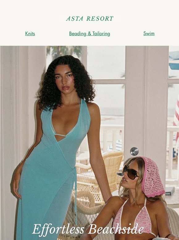 Effortless Seaside Looks. Designed for a European Summer.