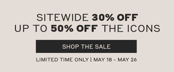 SHOP THE SALE TODAY!