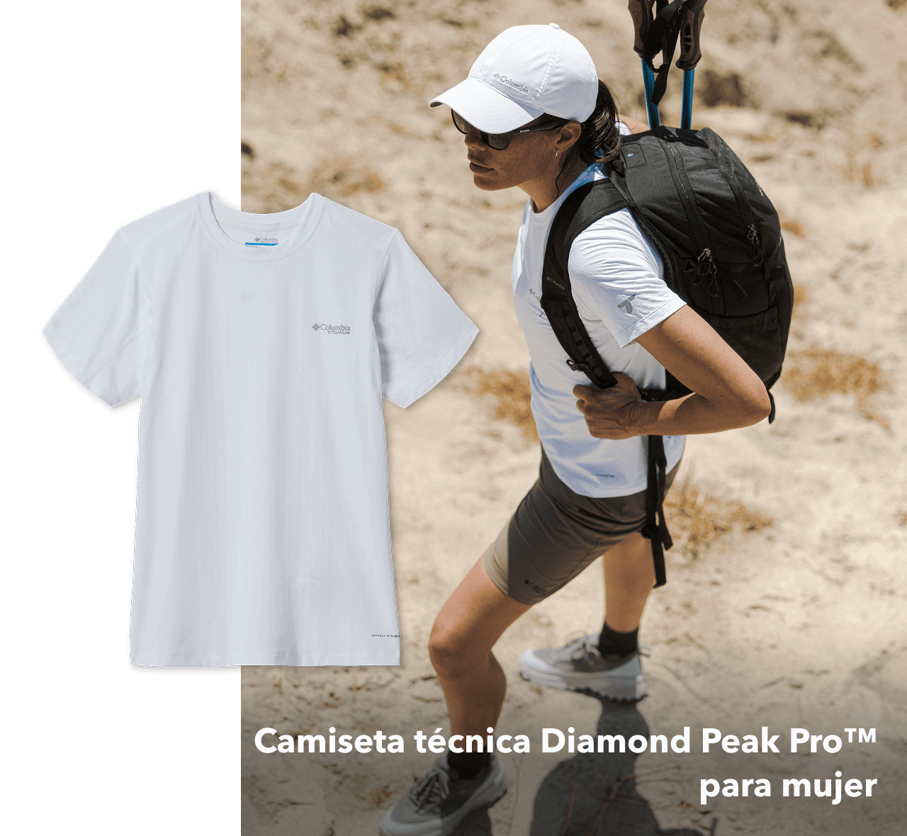 Camiseta técnica Diamond Peak Pro™ para mujer