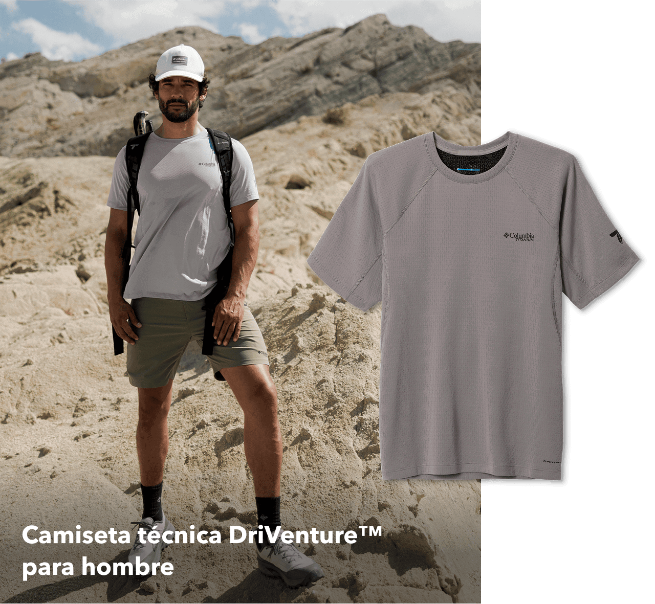 Camiseta técnica DriVenture™ para hombre