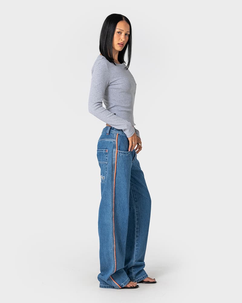 Flip Mommy Low Rise Baggy Jean