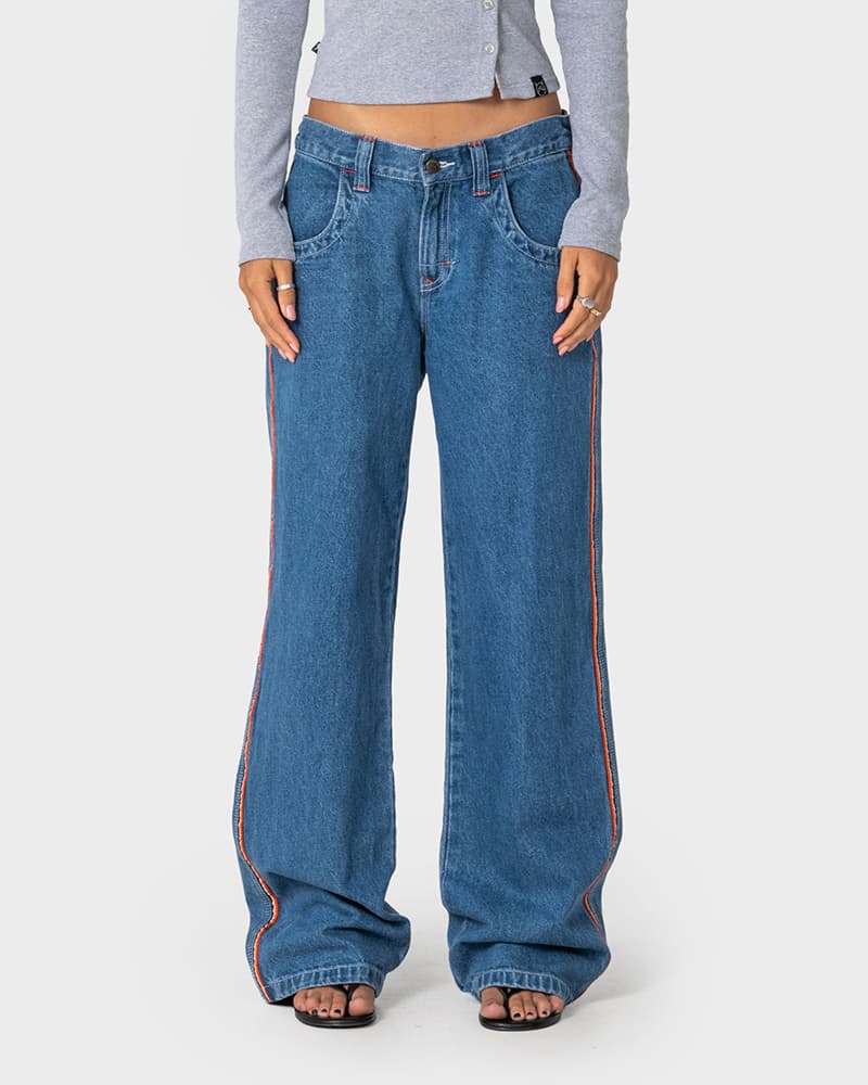 Flip Mommy Low Rise Baggy Jean