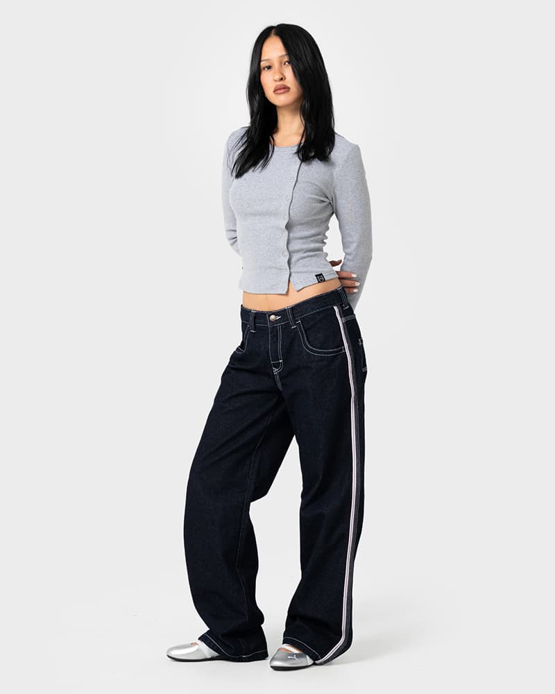Flip Mommy Low Rise Baggy Jean