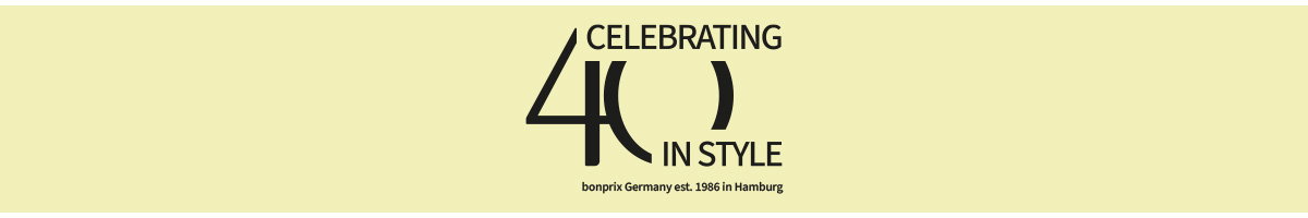 bonprix Germany est. 1986 in Hamburg.