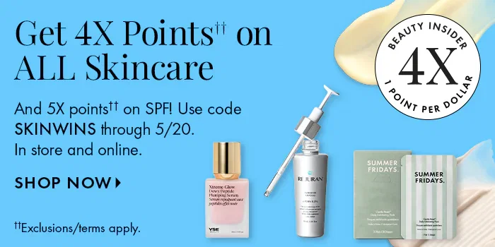 4x points Skincare