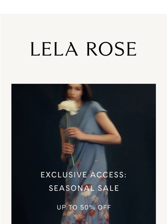 Exclusive Sale Access Starts Now