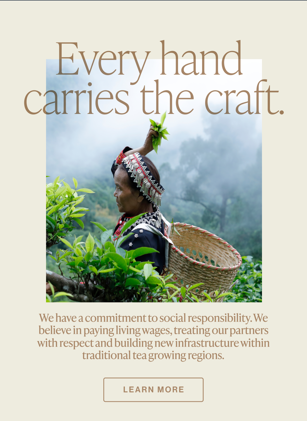 Every hand carries the craft.