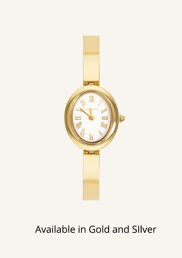 AVAILABLE IN GOLD AND SILVER