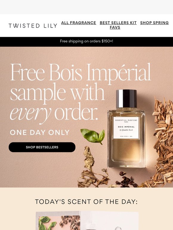Free Sample Inside: Bois Impérial by Essential Parfums