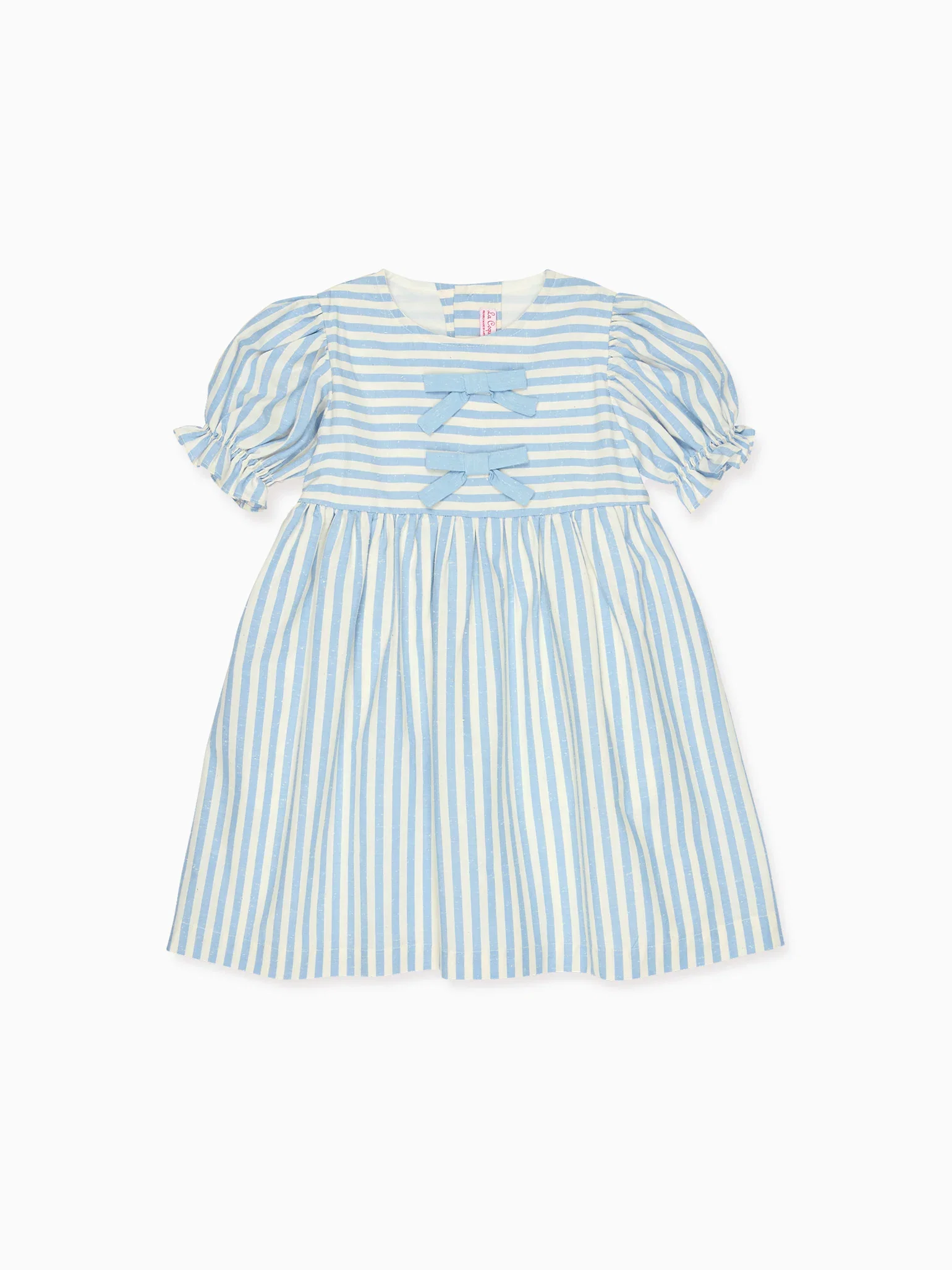 Image of Blue Stripe Luciana Girl Dress