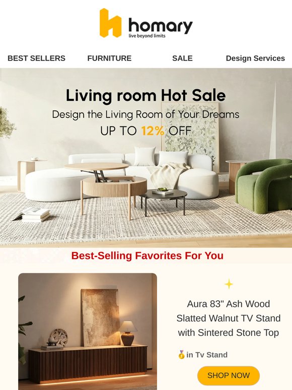 💫New Best-Selling Styles for Living Room, Dining & Home Office — Extra 12% Off
