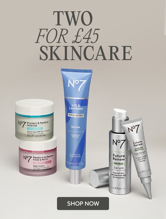 Two for £45 skincare