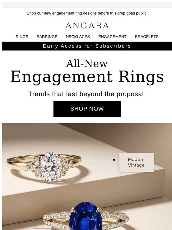 Only for Subscribers: New Engagement Rings 💍