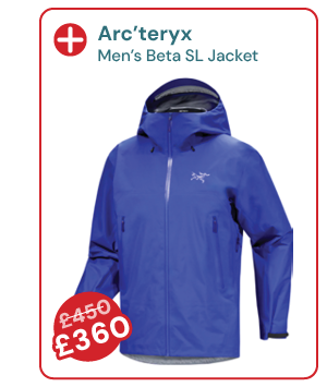 Arc'teryx Men's Beta SL Jacket - Vitality II. Reduced from £450 to £360.