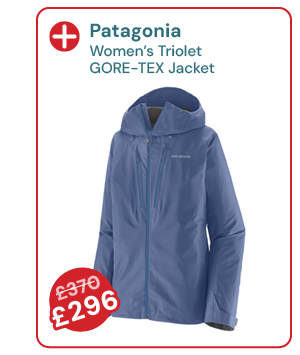 Patagonia Women's Triolet GORE-TEX Jacket - Blue. Reduced from £370 to £296.
