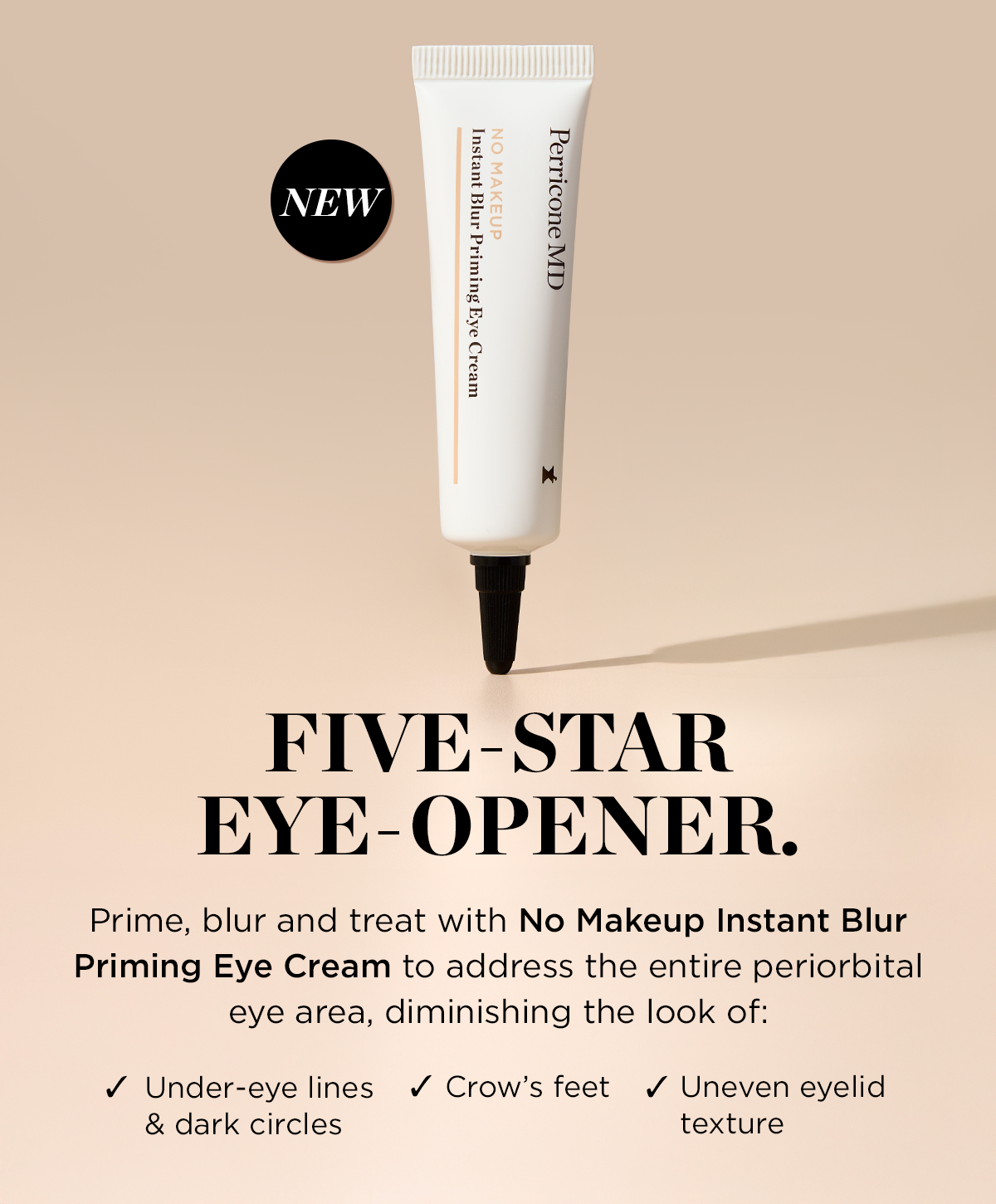 New instant blur priming eye cream