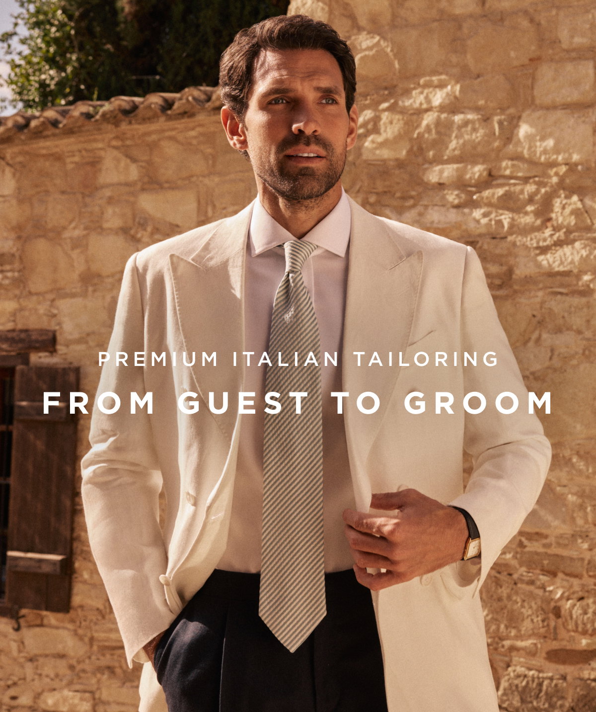 Premium Italian Tailoring | From Guest to Groom