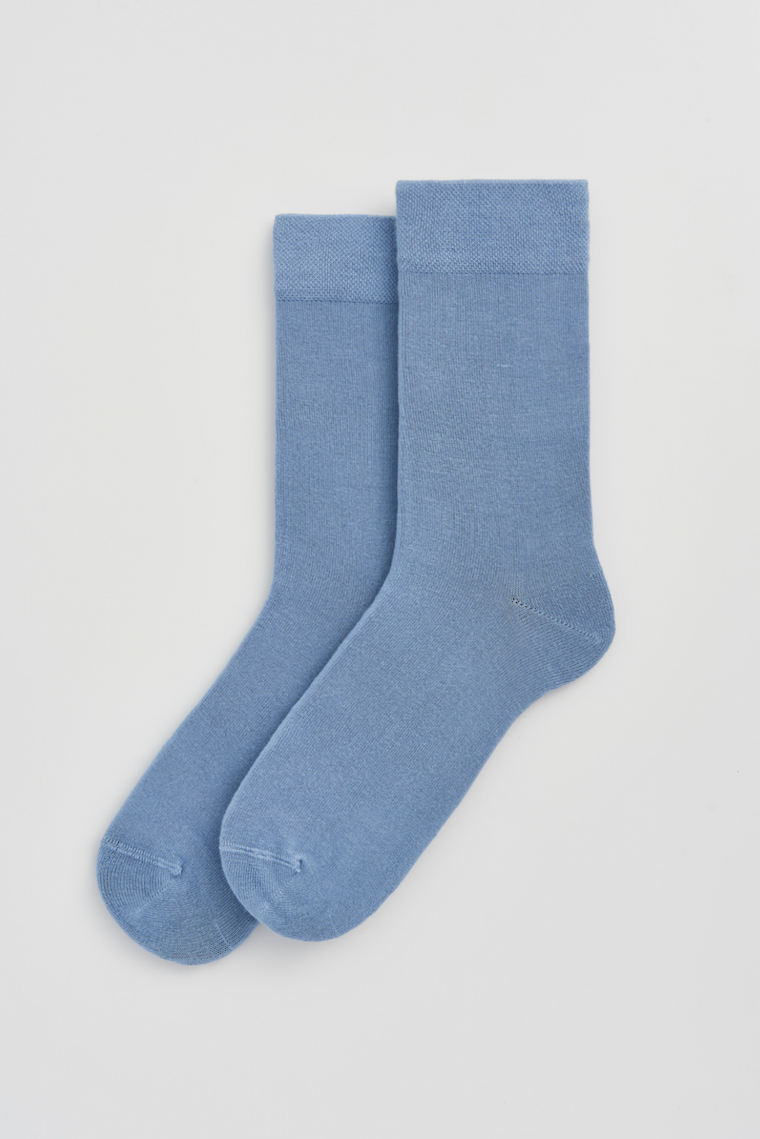Morning Blue Bamboo Socks