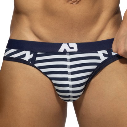 Addicted Slip Basic Colors Sportive Blanc - Marinière